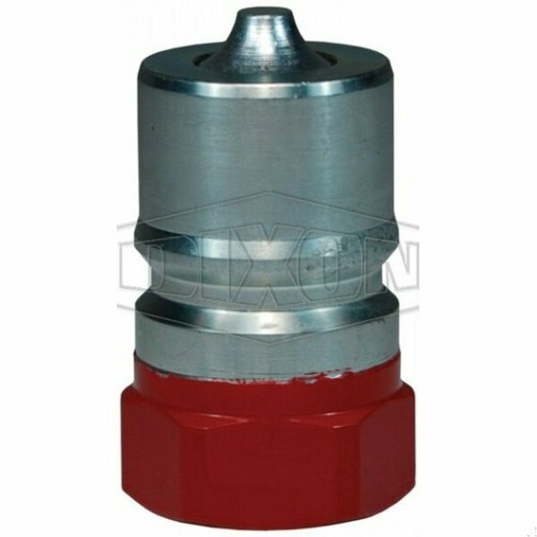 Dixon DQC H-BOP Blowout Preventer Safety Female Plug, 3/8-18 Nominal, Female NPTF, Steel H3F3-BOP